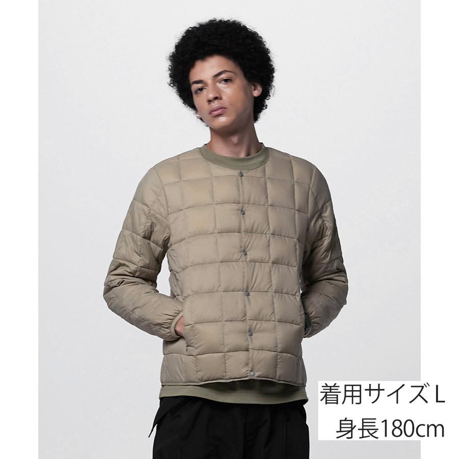 2/11感謝デー最大+5% タイオン インナーダウンジャケット 104 Taion クルーネックボタン インナー Crew Neck Button Down Jkt メンズ | TAION | 13