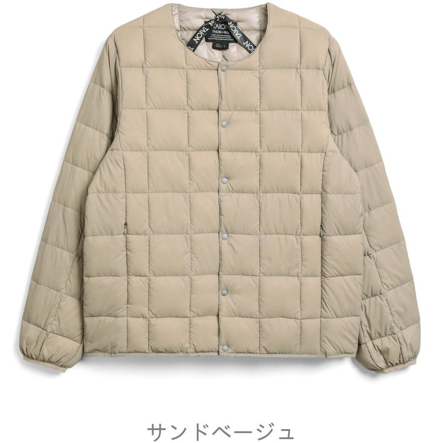 2/11感謝デー最大+5% タイオン インナーダウンジャケット 104 Taion クルーネックボタン インナー Crew Neck Button Down Jkt メンズ | TAION | 06