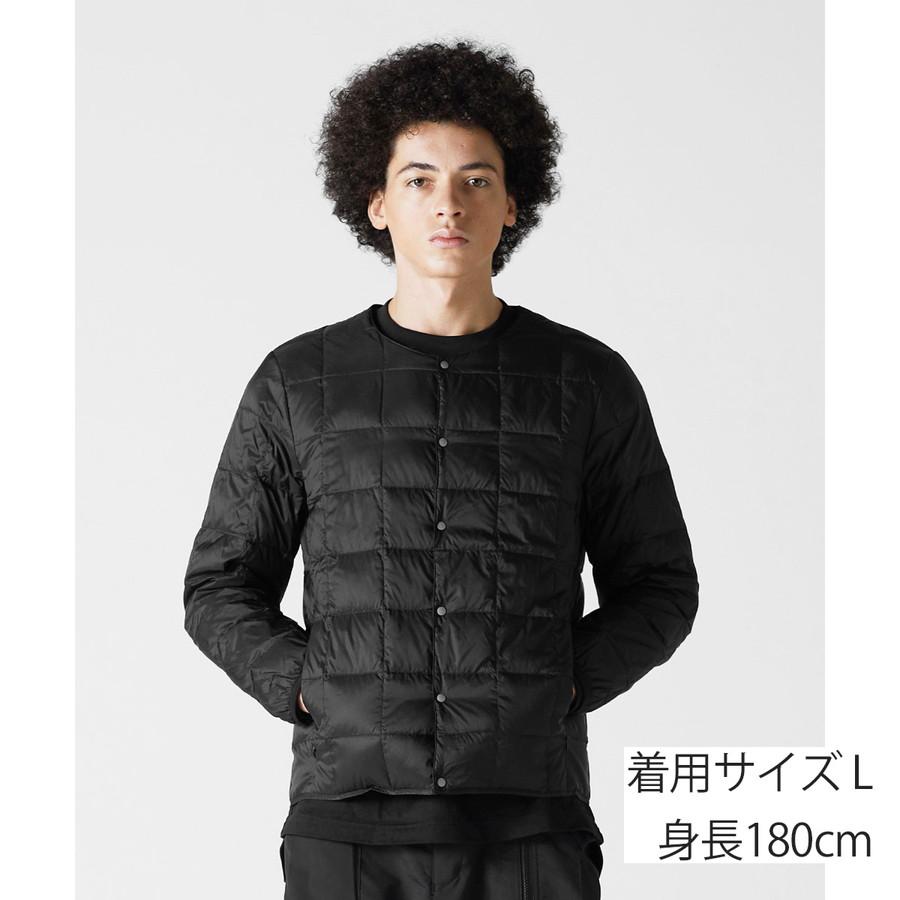 2/11感謝デー最大+5% タイオン インナーダウンジャケット 104 Taion クルーネックボタン インナー Crew Neck Button Down Jkt メンズ | TAION | 09
