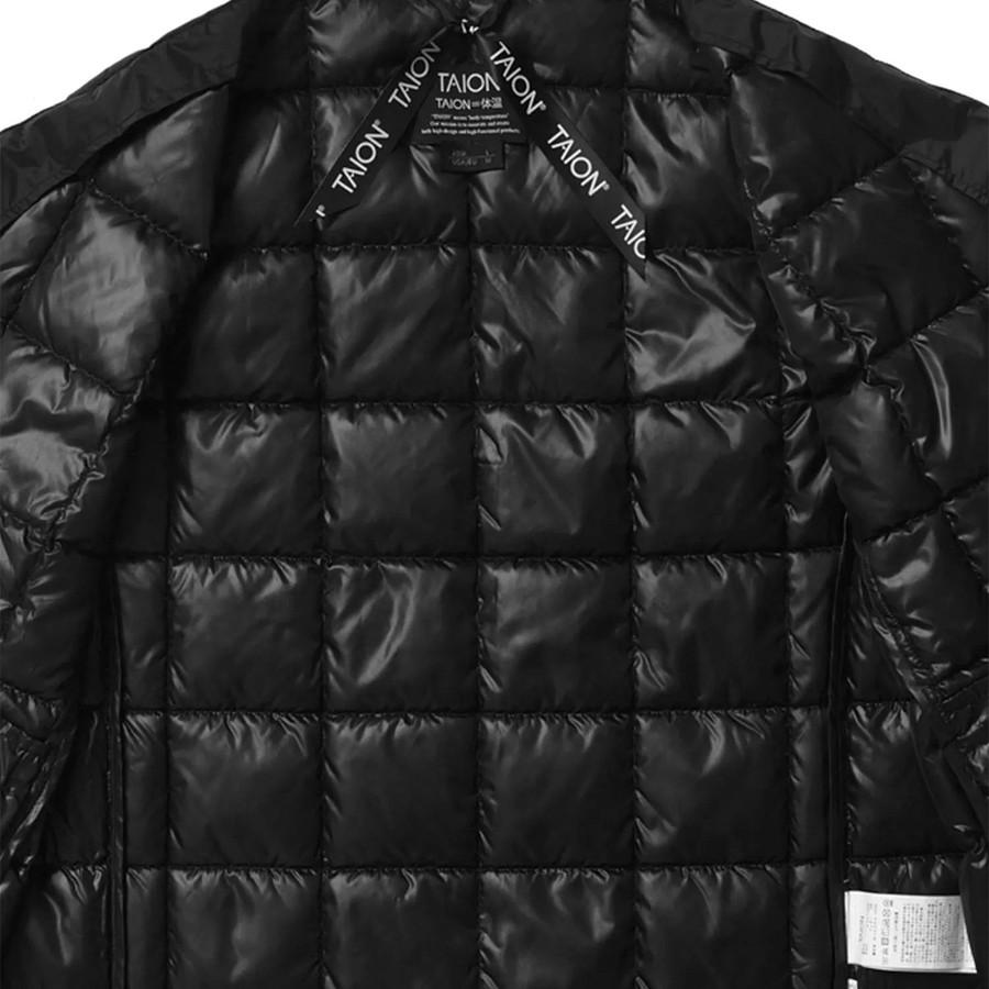 12/28プレミアム会員+5% タイオン ダウンジャケット 104wz Taion クルーネックWジップ インナー ダウンジャケット Crew Neck W-zip メンズ | TAION | 16