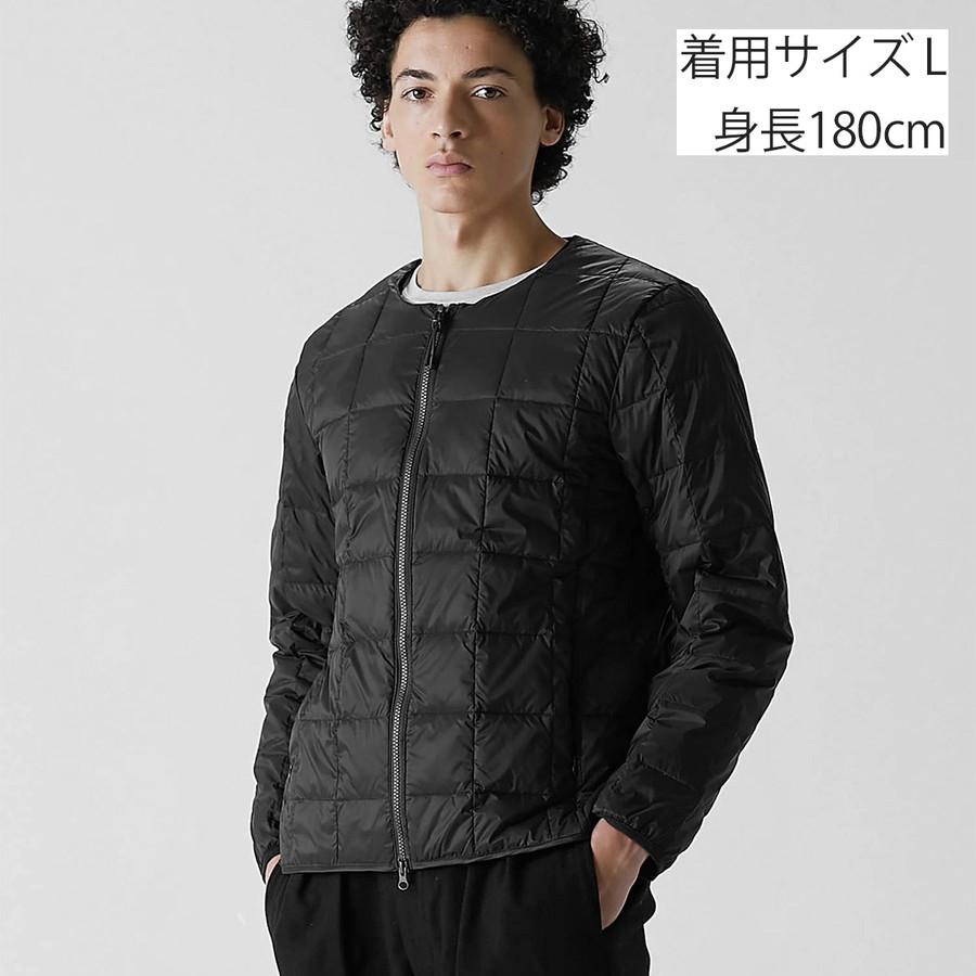 12/28プレミアム会員+5% タイオン ダウンジャケット 104wz Taion クルーネックWジップ インナー ダウンジャケット Crew Neck W-zip メンズ | TAION | 07