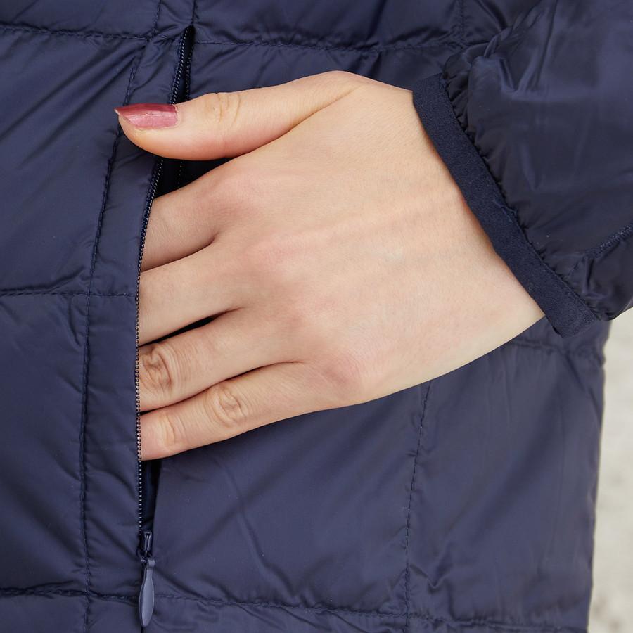 12/28プレミアム会員+5% タイオン ダウンジャケット 104wz Taion クルーネックWジップ インナー ダウンジャケット Crew Neck W-zip メンズ | TAION | 09