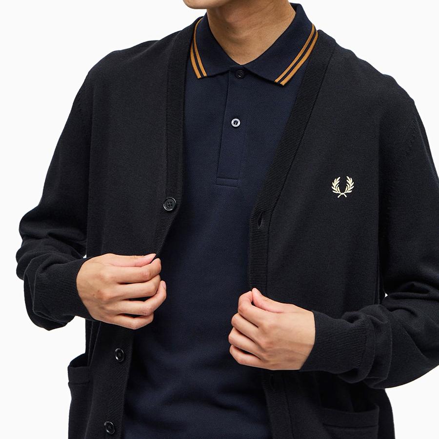 フレッドペリー Fredperry カーディガン K9551 クラッシックカーディガン Classic Cardigan 無地 9551 Fred Perry メンズ | FRED PERRY | 11