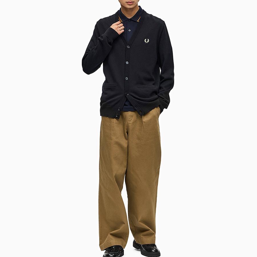 フレッドペリー Fredperry カーディガン K9551 クラッシックカーディガン Classic Cardigan 無地 9551 Fred Perry メンズ | FRED PERRY | 12