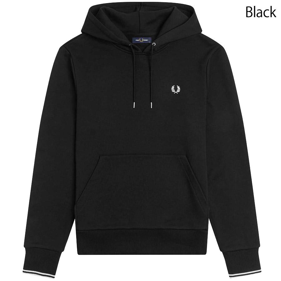 フレッドペリー Fredperry パーカー M2643 チップフーデッドパーカー Tipped Hooded Sweatshirt 無地 2643 Fred Perry メンズ | FRED PERRY | 01