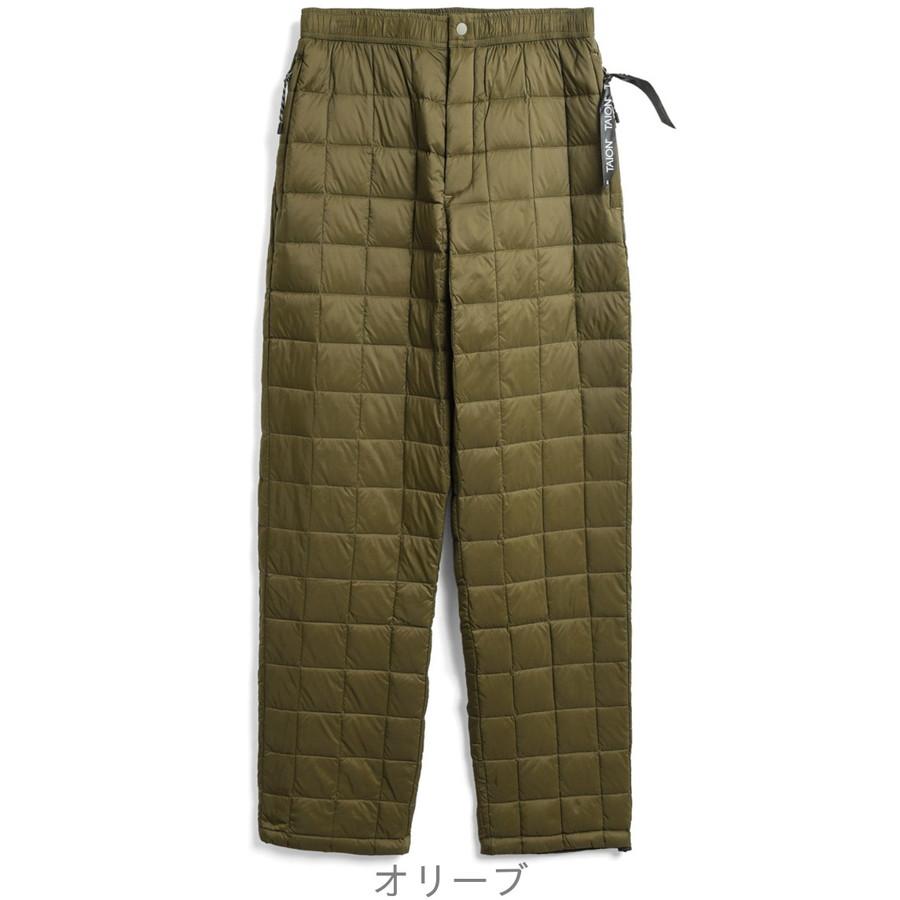 2/11感謝デー最大+5% タイオン ダウンパンツ 1301Mtp Taion マウンテン ダウン パンツ Mountain Down Pants メンズ レディース | TAION | 03