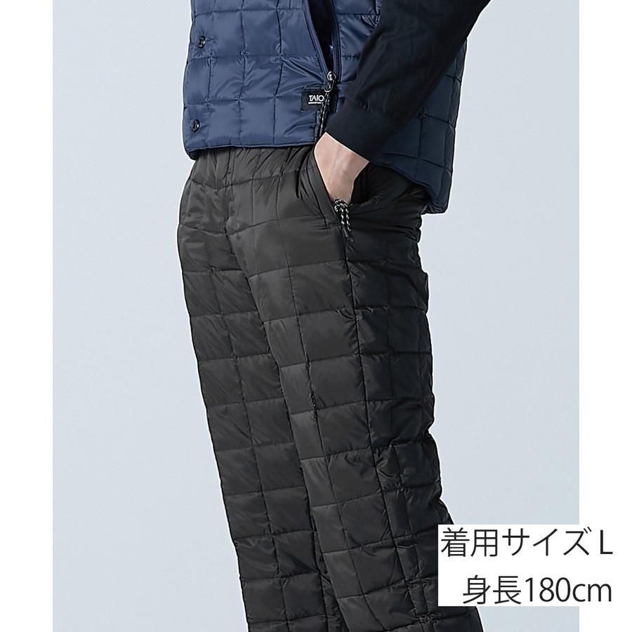 2/11感謝デー最大+5% タイオン ダウンパンツ 1301Mtp Taion マウンテン ダウン パンツ Mountain Down Pants メンズ レディース | TAION | 08