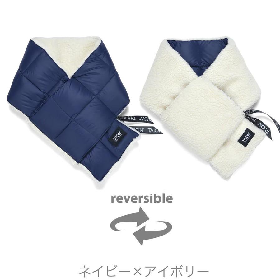 タイオン ダウン×ボアマフラー R201Mt Taion マウンテン リバーシブル Mountain Down×Boa Scarfｃ ボア マフラー スカーフ | TAION | 05