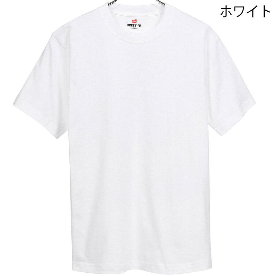 ヘインズ ビーフィー 半袖 Tシャツ H5180 HM1-D001 クルーネック Hanes 半袖 ヘビーウエイト 厚手 メンズ レディース Tシャツ | Hanes | 01