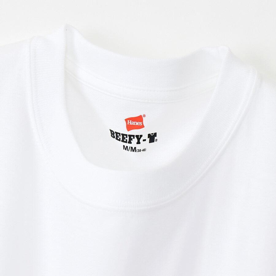 1/11プレミアム会員+5% ヘインズ ビーフィー 長袖Tシャツ H5186 クルーネック Hanes ロンt 長袖 長袖 ヘビーウエイト 厚手 メンズ レディース Tシャツ | Hanes | 07
