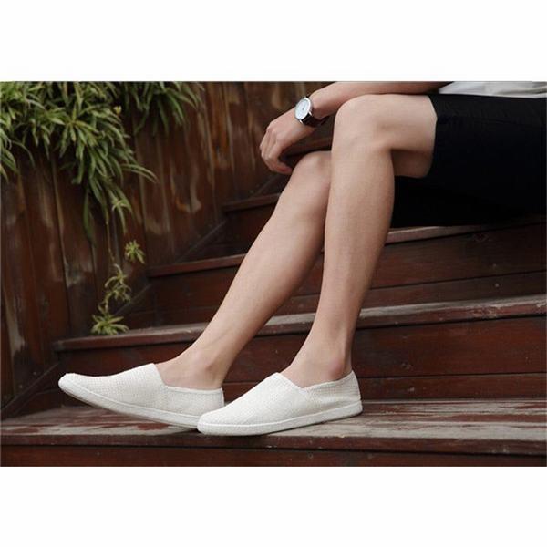 エスパドリーユ メンズ 代 30代40代 50代 カジュアル スリッポン メッシュ通気 春夏 柔らかい 紳士靴 激安通販専門店 スリッポン