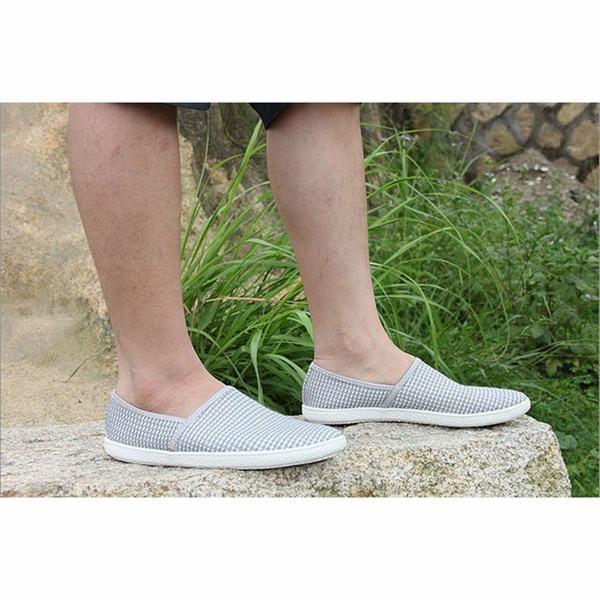 エスパドリーユ メンズ 代 30代40代 50代 カジュアル スリッポン メッシュ通気 春夏 柔らかい 紳士靴 激安通販専門店 スリッポン