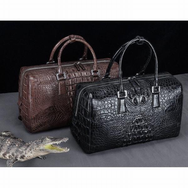驚きの値段で 旅行バッグ キャリーオンバッグ ワニ革 本革 ボストンバッグ 旅行バッグ キャリーオンバッグ ワニ革 本革 ボストンバッグ 多収納 多機能 グッズ入れ ライブ トラベルボストン 修学旅行 旅行 バッグ レディース バッグ castillogomez Com