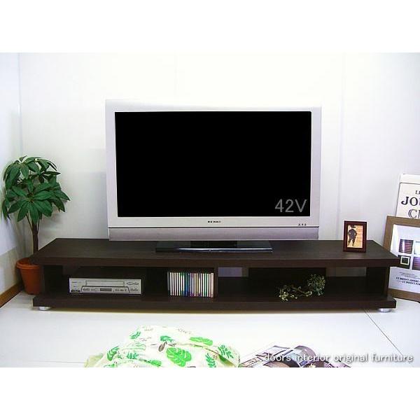 アウトレット 幅180cm テレビ台 ロータイプ テレビボード ブラウン