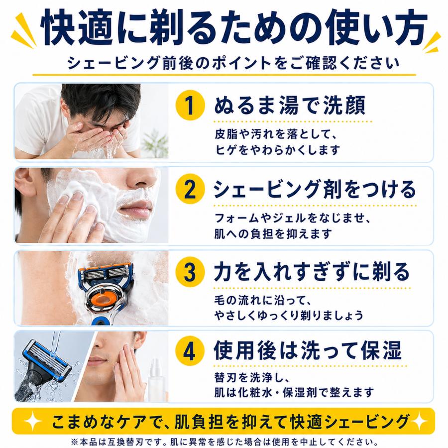 互換性 ジレット替刃 ジレット フュージョン 替刃 5枚刃 プログライド