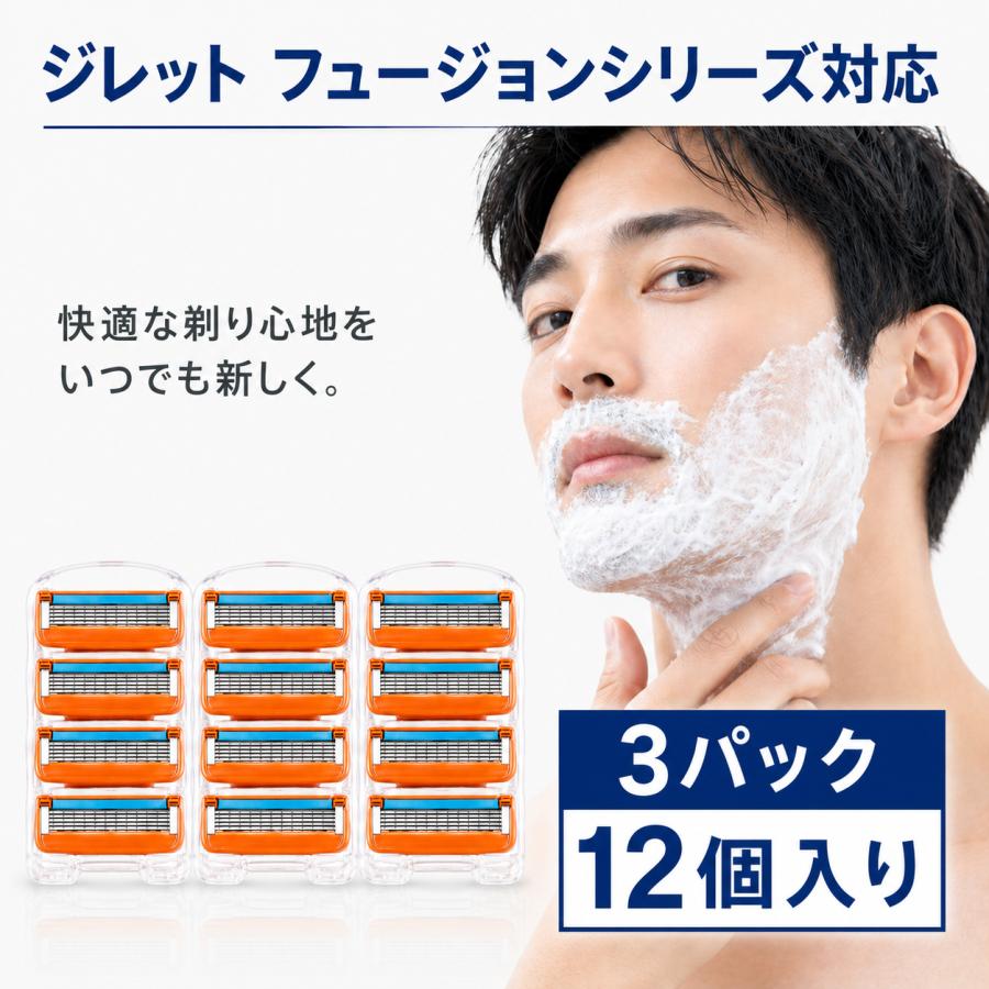 互換品 ジレット替刃 ジレット フュージョン 替刃 5枚刃 プログライド