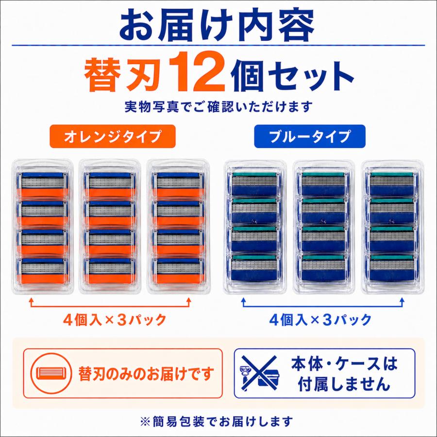 互換品 ジレット替刃 ジレット フュージョン 替刃 5枚刃 プログライド