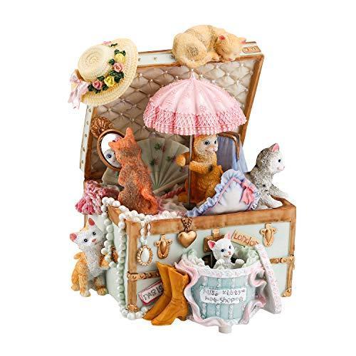 Mr Winder 猫 オルゴール ロマンチック かわいい樹脂 子猫 ミュージカルボックス ロマンチック 彼女 インテリア雑貨 誕生日プレゼント クリスマス 誕生日 バレ Hgc027bf593d854a3bならショッピング ランキングや口コミも豊富なネット通販 更にお得なpaypay残高も