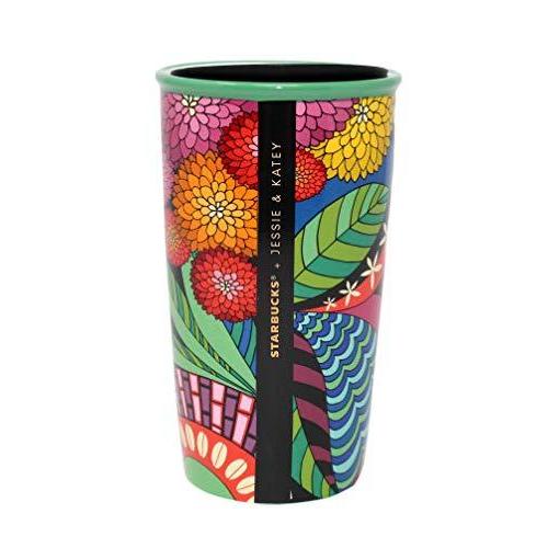 Starbucks　Jessie　Katey　Limited　Double　Walled　Tumbler　Ceramic　Travel　Ed