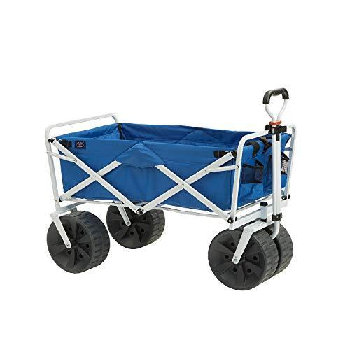 アウトドアワゴン キャリーカートfolding Beach Wagon All Terrain 旅行用品 Blue Collapsible Hgcefd28 Wagon 旅行