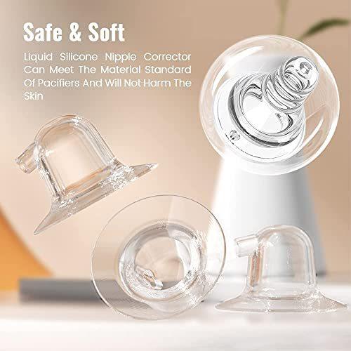 【新品 送料込み】 陥没乳頭または陥没乳頭用電動乳首補正器ポータブル乳首ポンプ陥没乳頭プラー充電式乳首プーラー陥没乳頭および陥没乳頭乳首マッサージ-4PCS 【2438971278】(12389円)