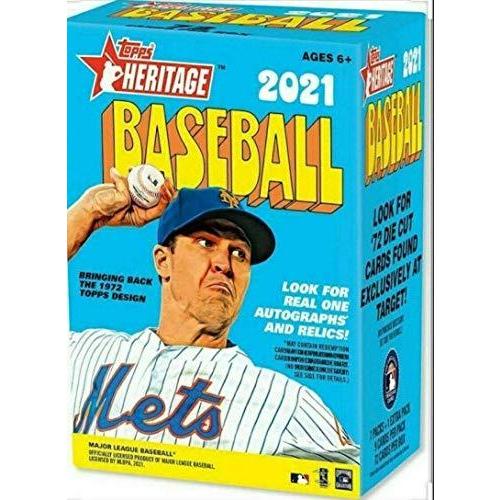 新作人気モデル MLB 2021 カード 野球 1箱8パック ベースボールブラスターボックス ヘリテージ Topps その他
