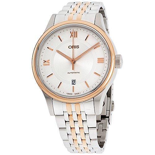 Oris クラシック自動シルバーダイヤルメンズウォッチ 01 733 7719 4371-07 8 20 12(74861円)