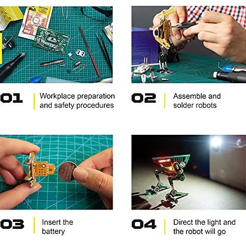 高評価続出！ 子供と大人のためのGeeekClubロボット構築キット-スマートナノボットSTEMロボティクスキット-教育用DIY独自のロボットセットを 【2021016294】(10266円)