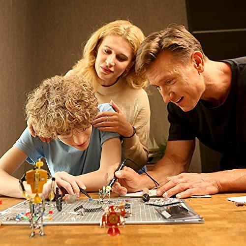 高評価続出！ 子供と大人のためのGeeekClubロボット構築キット-スマートナノボットSTEMロボティクスキット-教育用DIY独自のロボットセットを 【2021016294】(10266円)