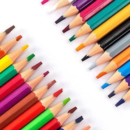 お得 色鉛筆 並行輸入 スケッチ用 塗り絵 大人用 消せる鉛筆 六角形 プレミアムペンリフィル アートドローイング学校用品 24本 色鉛筆 Www Cidaesteves Com Br