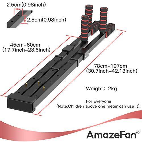 AmazeFan レッグストレッチ 3バー脚スプリットストレッチマシン 柔軟ストレッチ器具 バレエ ヨガ ダンス 武道 MMA ホームジ AmazeFan