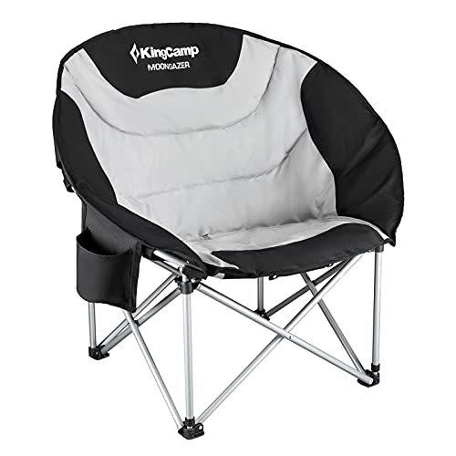 KingCamp   Camping   Chair   Oversized   Padd   Moon   Round   Saucer   Ch