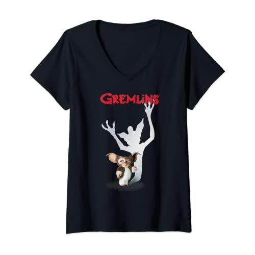 最安値級価格 レディース グレムリン ギズモ クラシック ポスター Vネック Tシャツ 並行輸入 半袖 Avia Russia Com