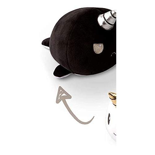 宅送 Teeturtle オリジナルリバーシブルイッカクぬいぐるみ 特許取得済みのデザイン 黒と白 一言も言わずに気分を見せて 白黒 Ocjapan Com Mm