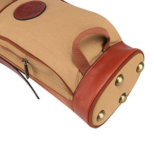 【公式】 Tourbonコース トレーニング 練習ゴルフバッグ クラブ トラベルケース ファスナーポケット付き 防水キャンバス&レザー 【2823209004】(14341円)