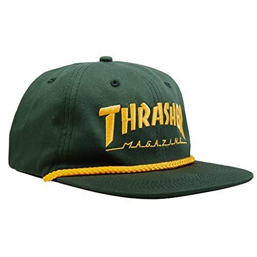 Thrasher スラッシャー US キャップ スナップバックハット Rope Snapback Green/Yellow グリーン×イエロー(9405円)