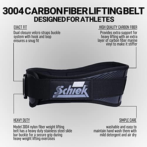 ［即日発送］ Schiek シーク Sports 3004カーボンファイバーリフティングベルト - 腰のサポート用のパワーリフティングジムベルト 【3227549361】(16395円)