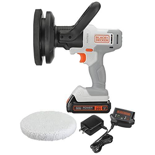 BLACK + DECKER MATRIX 20V MAXバッファーキットバッテリーと充電器