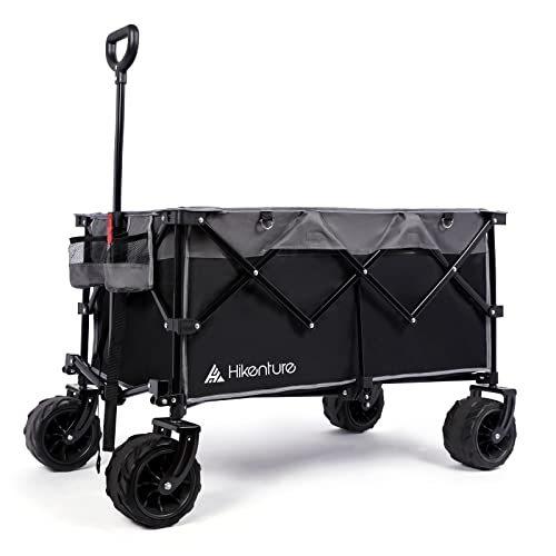アウトドアワゴン キャリーカートhikenture キャリーカート 折りたたみ式ワゴン 大きな車輪付き 大容量ビーチワゴン ヘビーデューティ 大きな車輪付き 折りたたみワゴン カート Hgc30ffddfb 旅行用品 北海道ギフトコンシェルジュ店