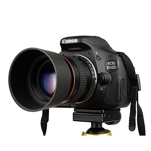 Lightdow 85mm F1.8 ミディアム望遠マニュアルフォーカス フルフレームポートレートレンズ Canon EOS Rebel T8i T Canon EOS Rebel DSLR用 150D