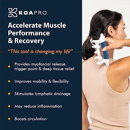 新入荷！ KOAPRO 筋膜マッサージツール - HUMANTouch 3.0 - 自然な筋膜リリースを模倣し、首、背中、脚、全身用の手動トリガーポイントと深部 【2258189830】(11471円)