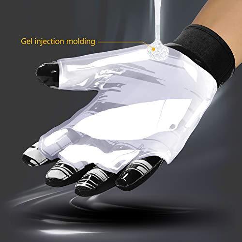 22a W新作送料無料 Nicewin フットボールグローブ レシーバーグローブ ファッション ヒョウ柄 通気性メッシュ 滑り止めシリコン 大人 メンズ レディース ブ Materialworldblog Com