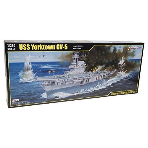 メリットインターナショナル 1/350 アメリカ海軍 航空母艦 CV-5 ヨークタウン 1943年 プラモデル