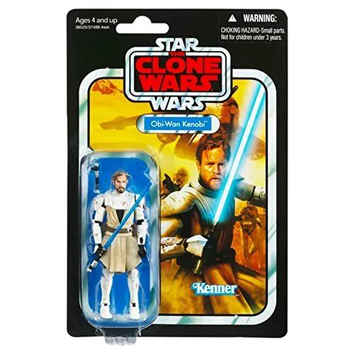 スターウォーズヴィンテージコレクションOBI-ワンケノービおもちゃ3.75インチスケールスターウォーズ：クローンウォーズアクションフィギュアおもちゃ
