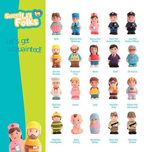 【最安値挑戦中】 ビバリーヒルズドールコレクションスウィートリルフォークス20のコミュニティと家族のドールハウスフィギュアのセットソフトビニールプレイフィギュアすべて 【2184164730】(11095円)