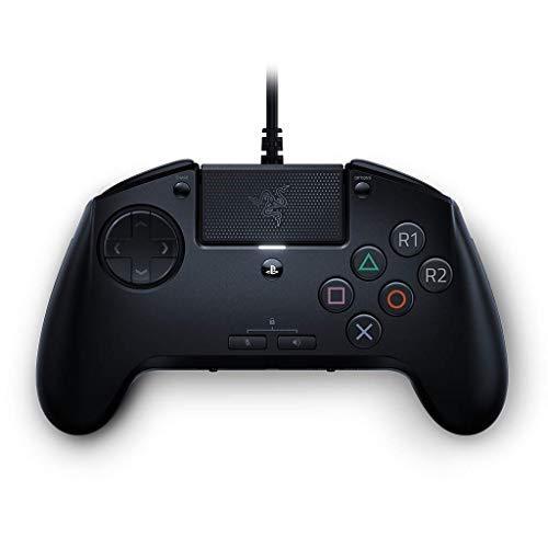 【１着でも送料無料】 PS4ファイティングゲームコントローラー用RazerRaionファイトパッド：8ウェイDパッド-メカニカルスイッチフロントボタン-3.5mmオーディ ケーブル、アダプター