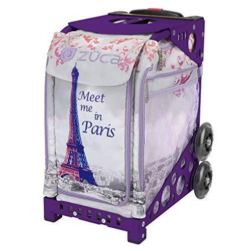 ZUCA スポーツスーツケース 内蔵シート付き パリで紹介 インサートバッグ フレームカラーを選択 パープル