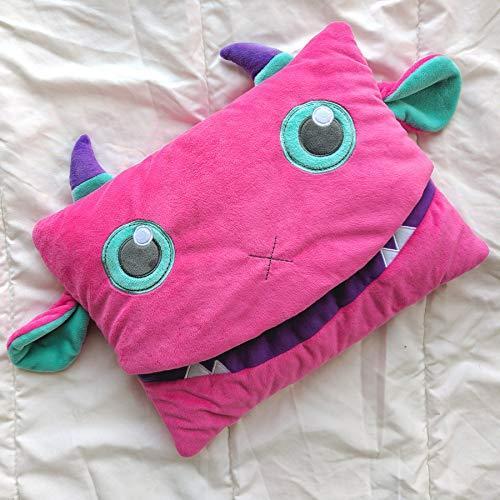 Pillowie - かわいい旅行用枕とブランケットセット - ポータブルで快適な子供用アイテム - バイオレット 