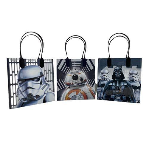ディズニー スターウォーズ 正規ライセンス商品 12枚 パーティー記念品 再利用可能 グッディー Mサイズ ギフトバッグ6インチ 並行輸 税込