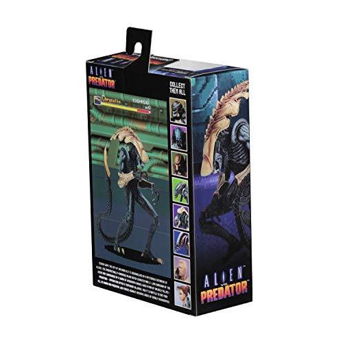 NECA - エイリアン対プレデターアーケードゲームの見た目- 7インチスケール アクションフィギュア - クライサリス 7インチスケール